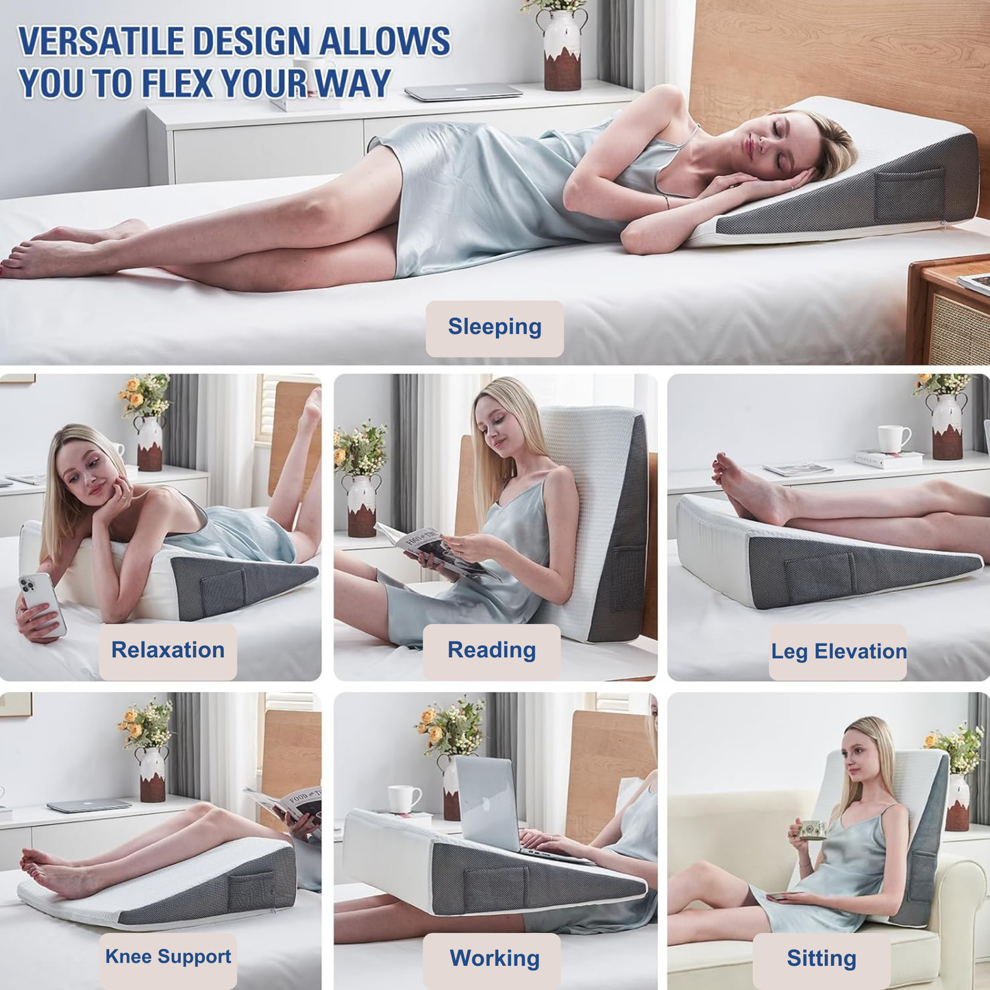 Orisign™ Bed Wedge Pillow