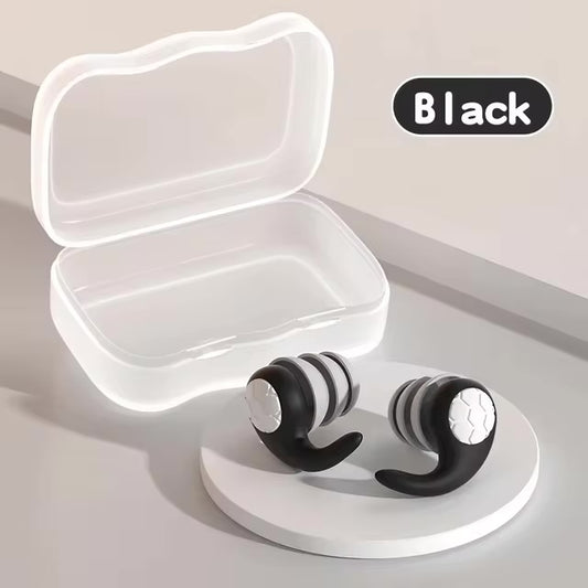 Silicone Noise-Cancelling Earplugs (Snore Resistant)