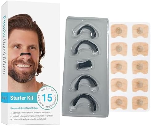 Skin Safe Magnetic Sleep Nasal Strips (Home & Travel Use)